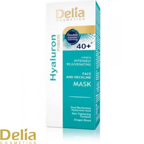 DELIA HYALURON FUSION Maska za podmladjivanje lica i dekoltea 40+ 30ml